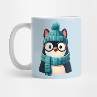 Cute Christmas Penguin Mug